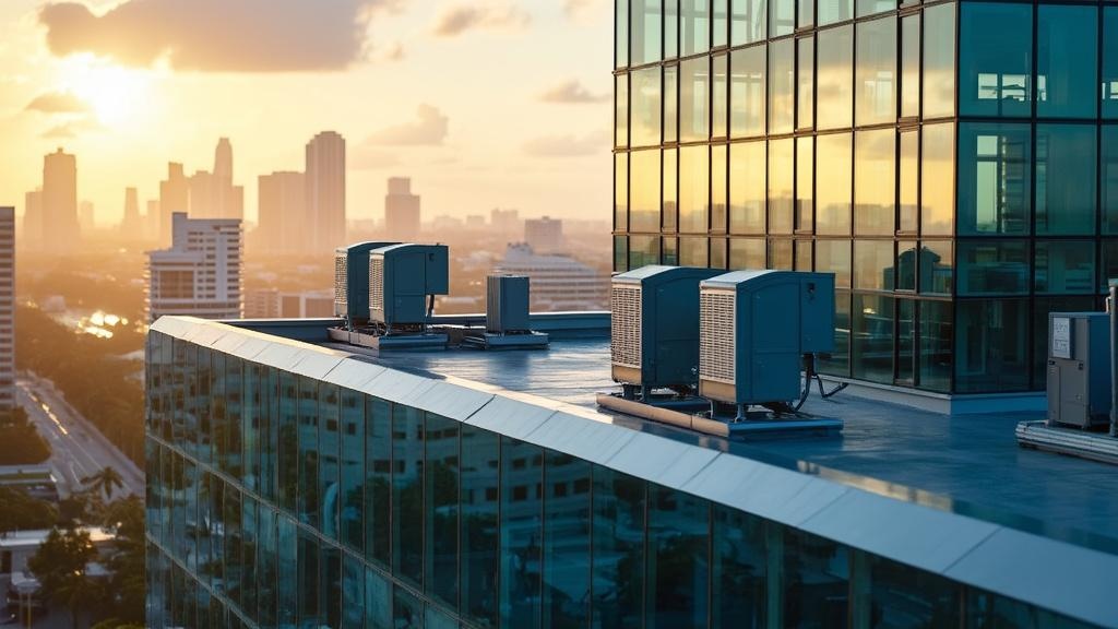 Office building roofing