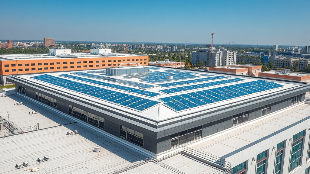 Tech building roofing