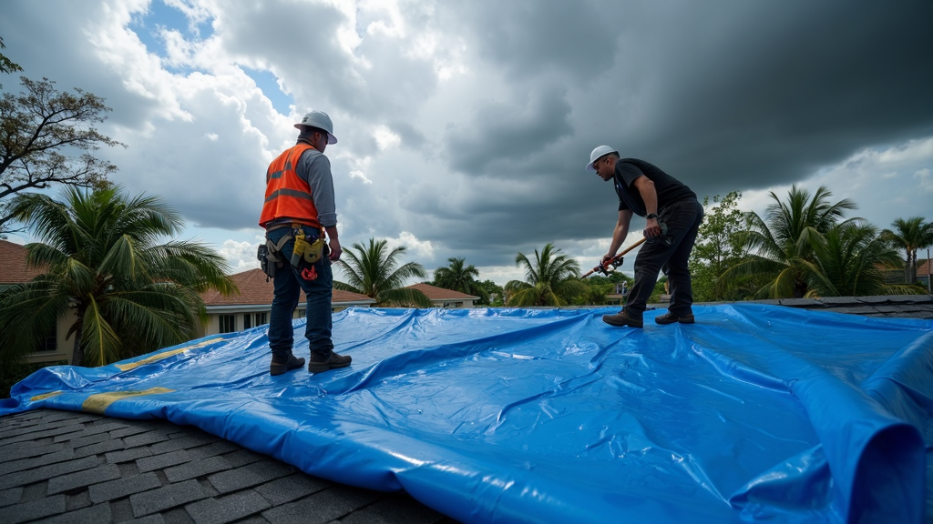 Emergency Tarp Installation