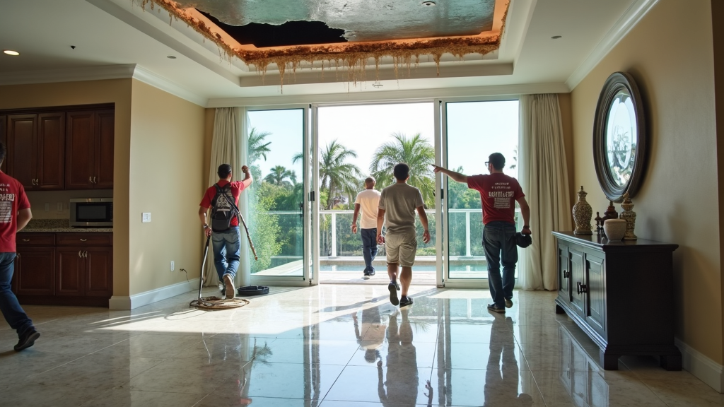 Water damage repair