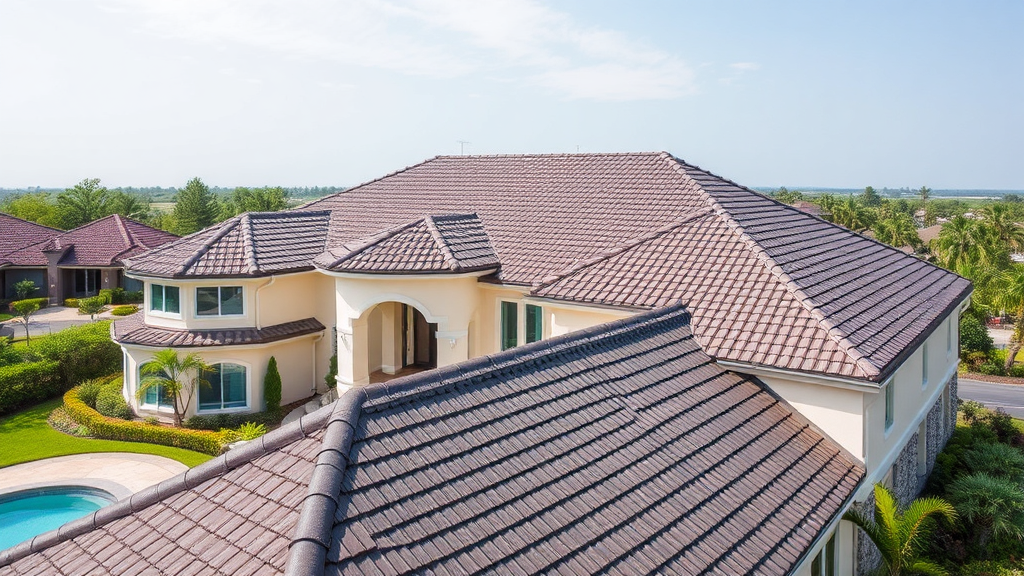 Luxury home roofing