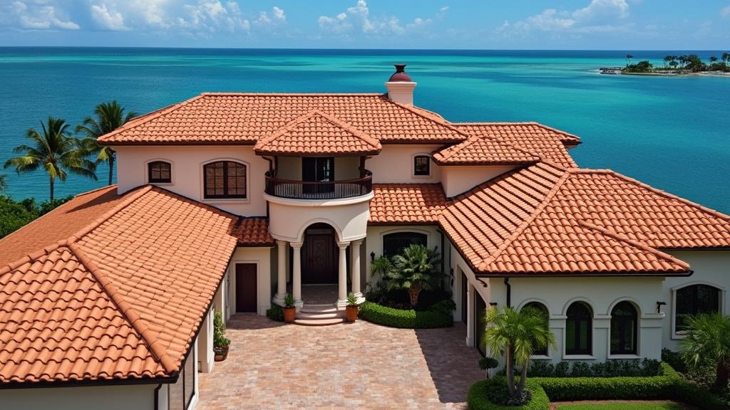 Tile roofing project